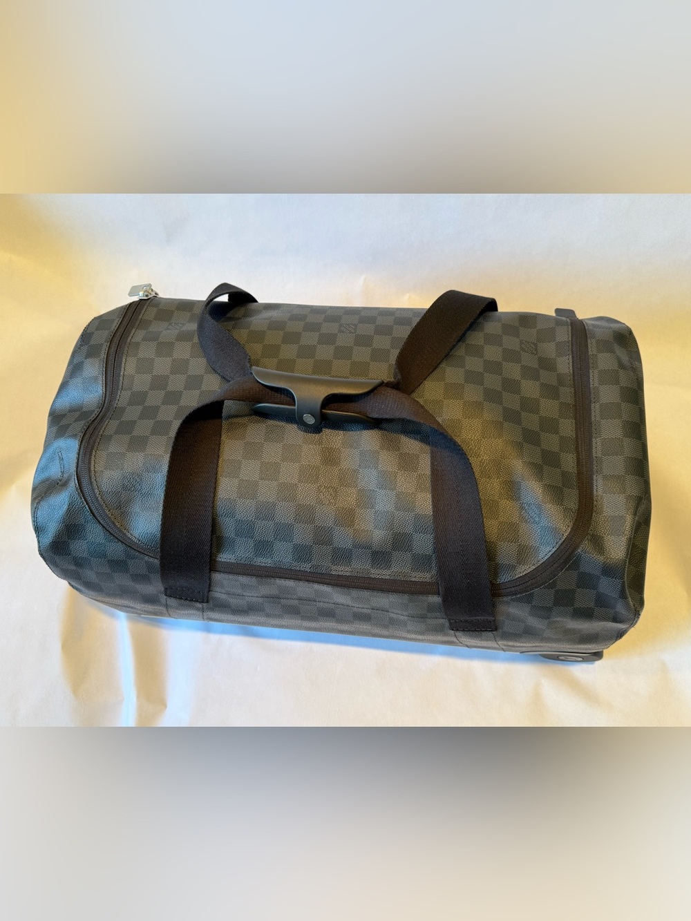 Louis Vuitton Damier Graphite Canvas Travel Duffel in Black